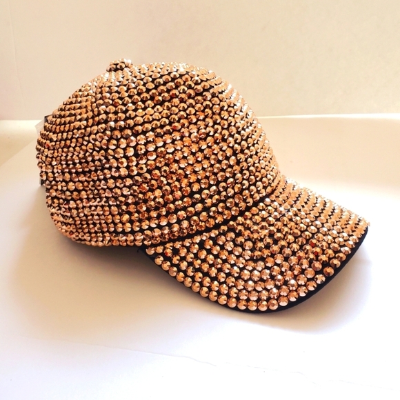 Something Special Women's  Rhinestone Baseball Hat - Picture 1 of 7